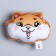 A toy for cats with mint "hamster", 12 x 9.2 cm