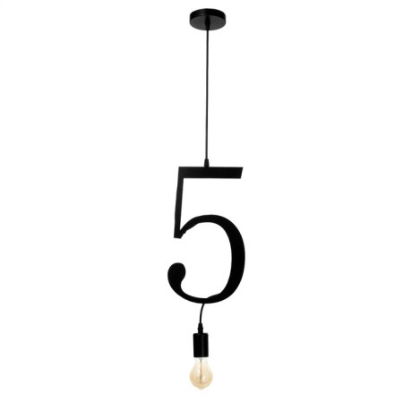 Bayerlux lamp "Figure 5" E27 40W black 35x17 cm