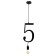 Bayerlux lamp "Figure 5" E27 40W black 35x17 cm
