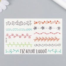 Tattoo on the body color 