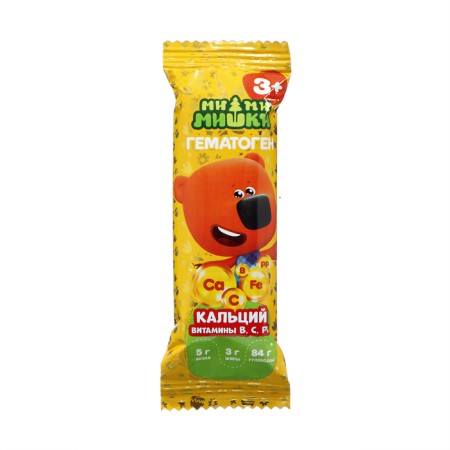 Hematogen Mi-Mi-Mi-Mi-folk vitaminized children from 3 years old, 40 g