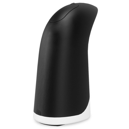 Dispenter for soap touch Umbra Emperor, 355 ml, black and white color-9