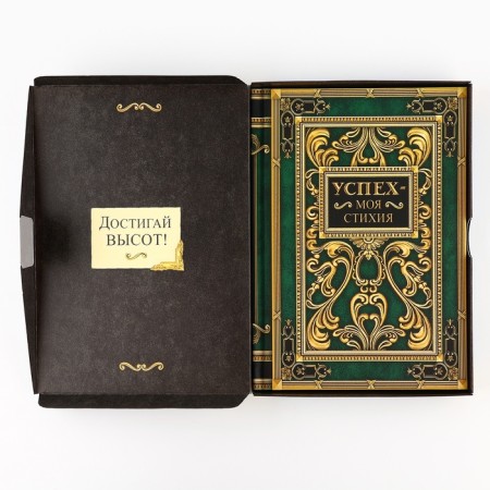 Diary in a gift box "For important thoughts and grandiose ideas", firm cover, A5, 80 sheets-3