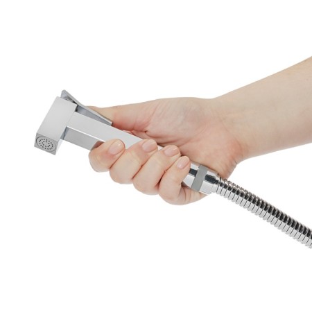 Mixer with hygienic shower Zein, cartridge ceramics 35 mm, brass, chrome-13