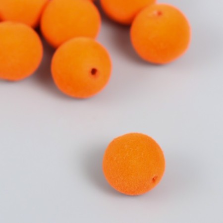 Beads for creativity velvet spraying "orange peel" set 10 pcs d = 1.4 cm-1