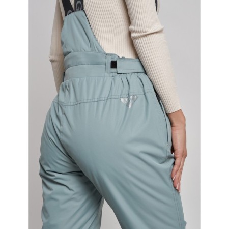 Semi-combinezone ski insulated female winter, size 50, color light gray-17