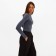 Women's longliva minku: Basic line, graphite color, size 48