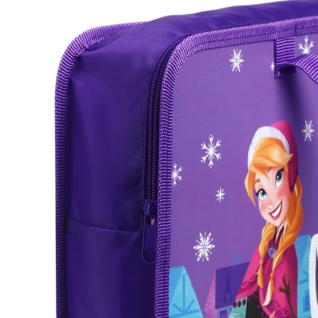 Plastic folder with A4 handles, on a zipper, 80x330x240 mm, cold heart-4