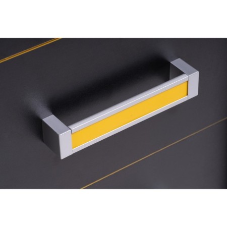 Hannah LDSP computer table, black/yellow 33x50x60 cm-4