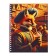Notebook of 48 sheets in a cage, on the crest, “your deeds”, cover of shared cardboard, mix