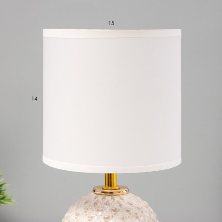 Aurelia table lamp E14 40W white 15x15x29 cm-2