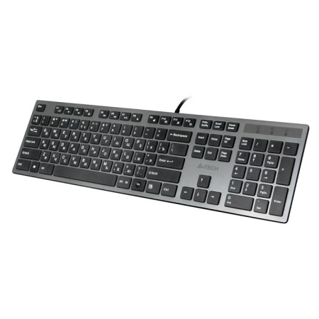 Keyboard A4Tech KV-300H Gray/Black USB Slim-2