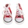 Doll sneakers, sole length 7.5 cm, red color