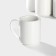 A set of porcelain mugs Magistro Mien, 6 items: 270 ml, white color