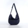 Youth bag with zipper, dark blue color