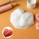 Form for mousse desserts and baking konfinetta “Love geometry”, silicone, 21.5 × 20 × 6 cm, white color