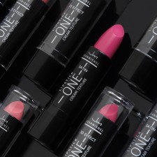 Lipstick Jeanmishel Satin Cream Texture tone 02 pink-brown, 14 g