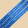 Satin tape “Happy New Year!”, Blue, 4 cm x 22.5 m