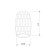 Ceiling accent Elektrostandard, DLN104 GU10 69x69 mm, IP20