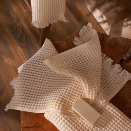 Waffle towel SL Home: BOHO "Aivori" 90x150 cm, 100% cotton, 300 g/m2-5