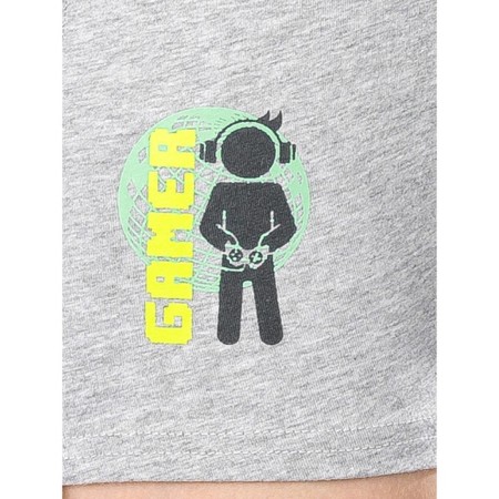 Panties for boys, height 122 cm, black color, gray, 2 pcs-3