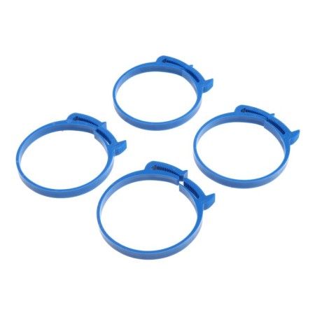 Plastic plastic "Strike", diameter 73-79 mm, reusable, clip-track, 4 pcs.