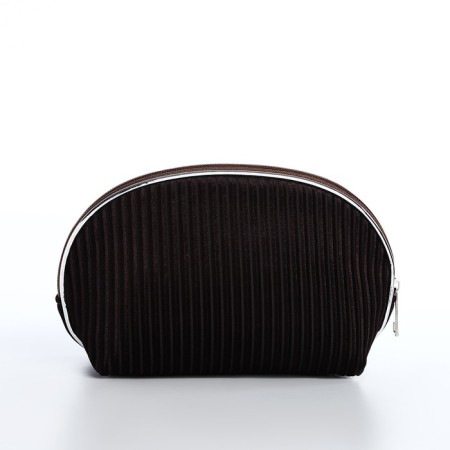 Lightning cosmetic bag, brown color-1