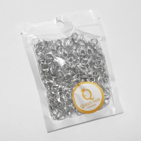Castle Carabin 12 mm, set 200 pcs., Silver color-2