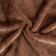 Flap for needlework, fur, knitted basis, 50 × 50 cm, dark brown color
