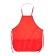 Apron for labor + sleevens, 490 x 390/250 x 160 mm, size S (height 116-146), calligrata, "standard", red
