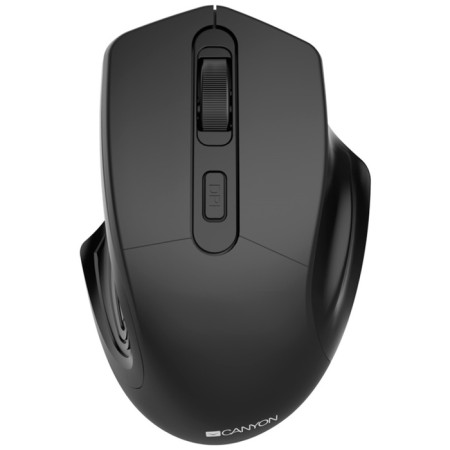 Canyon MW-15 wireless mouse with Pixart sensor, 800/1200/1600 DPI, 4 buttons, black