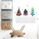 Sticking plastic color on the switch "Christmas trees" 14.5x24.5 cm