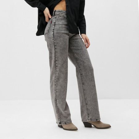 Female jeans, gray color, size 26 (42)-2