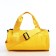 Youth bag with zipper, yellow color