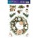 Vinyl stickers on the windows "New Year's Wreath", reusable, 20 x 34 cm, New Year
