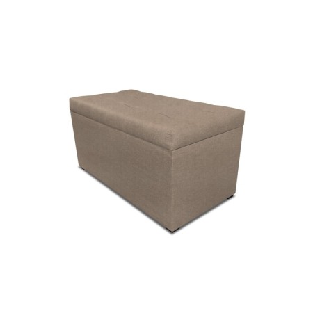 Puff with a lid and weighting, 800 × 400 × 420 mm, Vital velor, Sand color-1