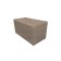 Puff with a lid and weighting, 800 × 400 × 420 mm, Vital velor, Sand color