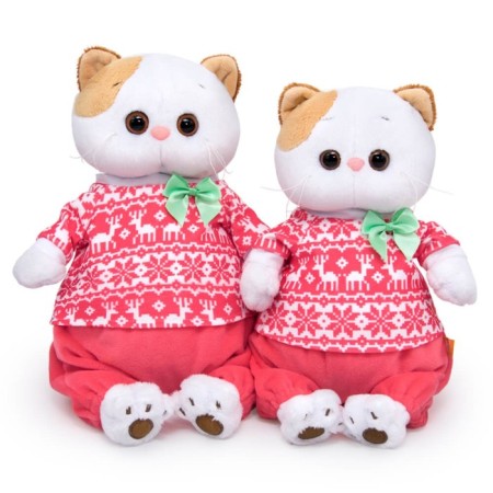 Soft toy "Lee in winter pajamas", 24 cm-3