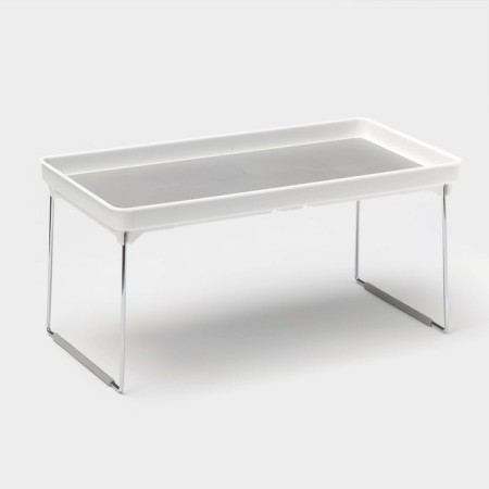 Table - a tray for feeding Griten, folding, 36.2 × 19 × 3.7 cm, white color-3