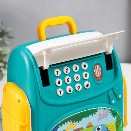 Pigpine Plastic "Backpack with dinosaurs" Sound AA 18x10x19.8 cm-5