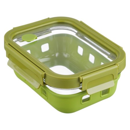 Container for baking, storage and carrying of products in the Smart Solutions cover, green color, 640 ml