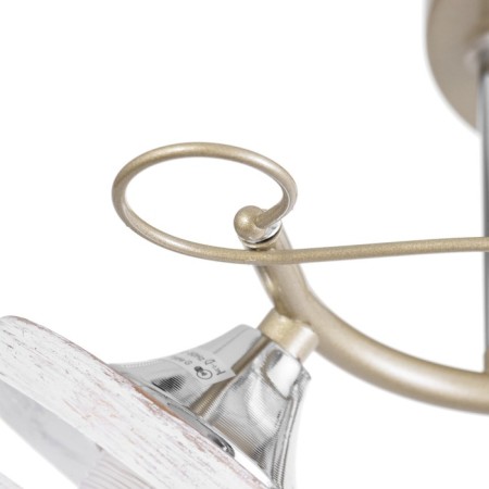 MIA chandelier 2x60W E27 gold, chrome 38x32x28cm-6