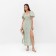Women's dress Midy Mist Flower, green. R.48