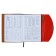 Deliciper of Leduced A5, 140 sheets in a cage, leatherette cover, mix
