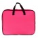 Folder with handles textile A4, 360 x 290 x 70 mm, Erich Krause Neon Pink, neon/pink, 54670