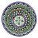 Rishtan ceramics "Patterns", 18 cm, big, mix