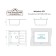 Kitchen is a kitchen from Zett Lab stone. 151/Q10, 645x505x218 mm, matte, mortise, light gray