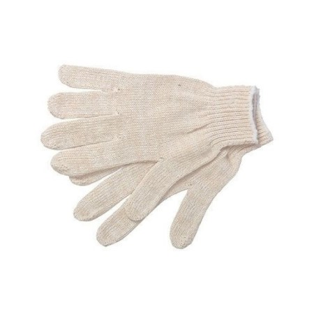 Gloves, x/b, without covering, knitting class 10, white-2