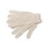 Gloves, x/b, without covering, knitting class 10, white