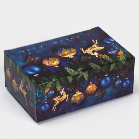 Box the team "New Year's balls", 18 x 12 x 7 cm, New Year-3